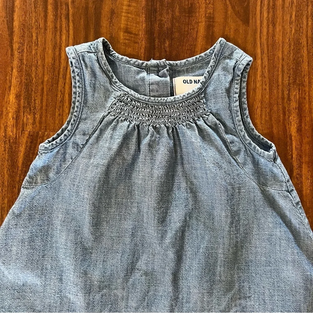 Bundle of 2 Old Navy Smocked Swing Tops for Toddler Girl size 4T